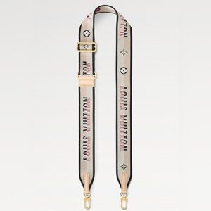 Louis Vuitton Jacquard Speedy Bandouliere 20 Shoulder Strap Black